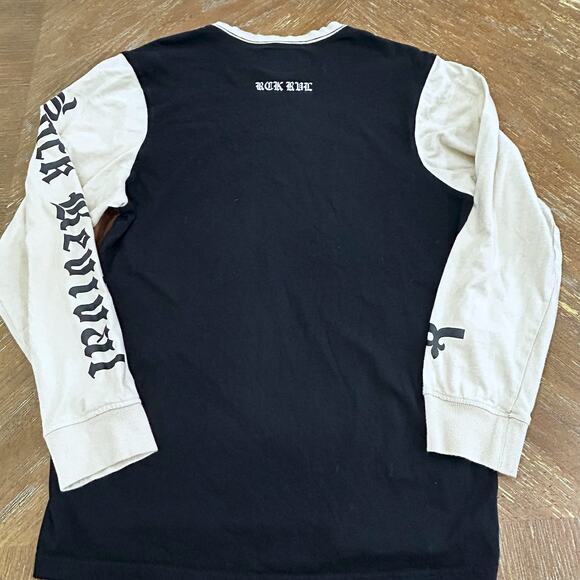 Vintage RARE 2000s Rock Revival Rhodes Studded Retro Long Sleeve T Shirt MED - Picture 6 of 9